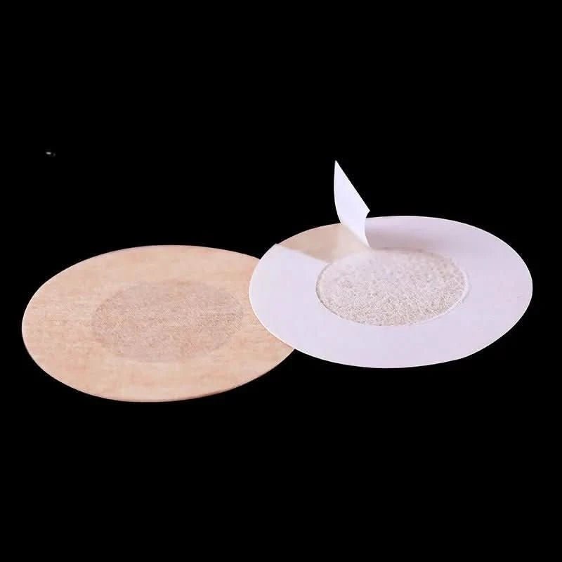100Pcs Nipple Sticker Disposable Invisible Chest Sticker Non - woven Bra Breast Patch Bra - less Pasties Pad Nipple Cover Stickers - Wear and Wander