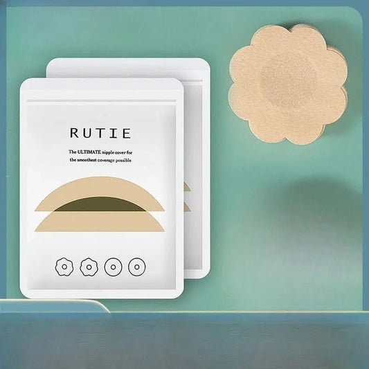 100Pcs Nipple Sticker Disposable Invisible Chest Sticker Non - woven Bra Breast Patch Bra - less Pasties Pad Nipple Cover Stickers - Wear and Wander