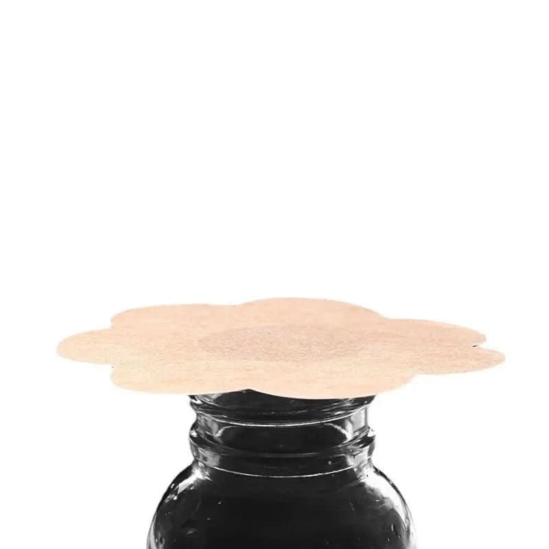 100Pcs Nipple Sticker Disposable Invisible Chest Sticker Non - woven Bra Breast Patch Bra - less Pasties Pad Nipple Cover Stickers - Wear and Wander