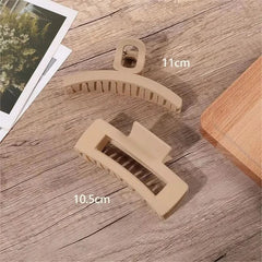 2/3/4Pcs Headwear Set Women Fashion Claw Clip Coffee Black Acrylic Large Hair Claw Korea For Girl Clip Barrette Hair Accessories - Wear and Wander