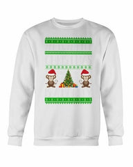 All I want for Christmas is a Monkey Sweatshirt - Wear and Wander