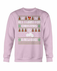 All want for Christmas is new Bike Sweatshirt - Wear and Wander