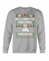 All want for Christmas is new Bike Sweatshirt - Wear and Wander