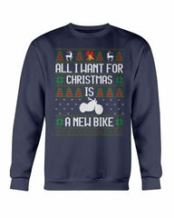 All want for Christmas is new Bike Sweatshirt - Wear and Wander