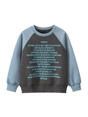 Arrival Unisex Letters Print Crew Neck Long Sleeves Thick Sweatshirt - Wear and Wander