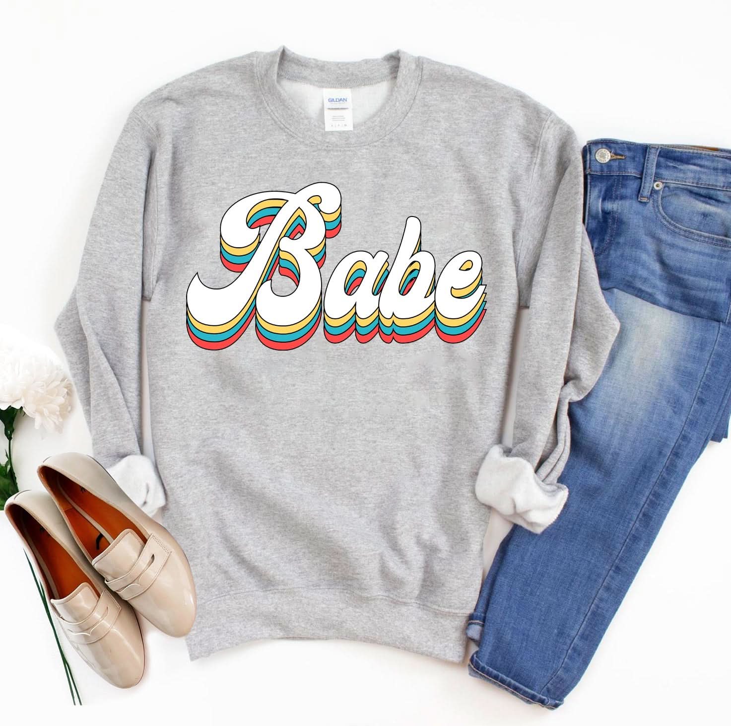 Babe Sweatshirt - Wear and Wander