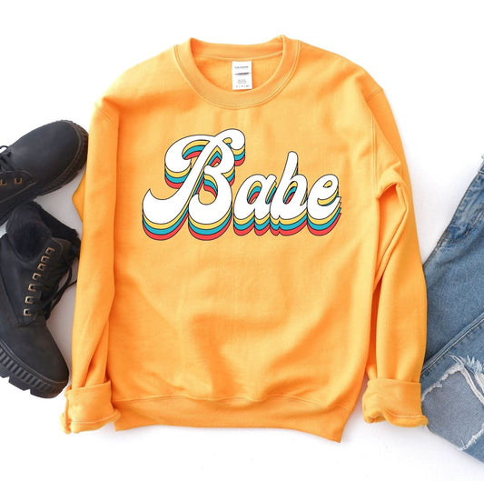 Babe Sweatshirt - Wear and Wander