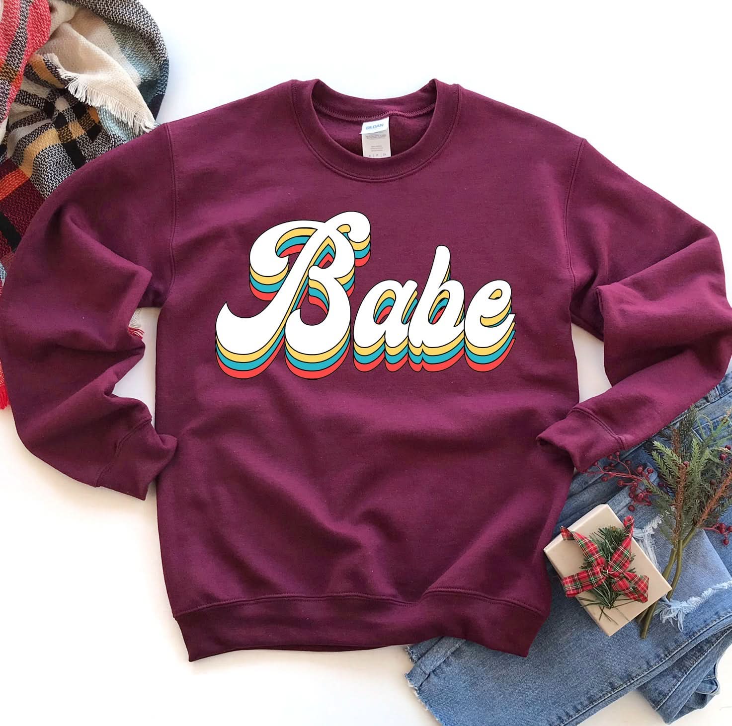 Babe Sweatshirt - Wear and Wander
