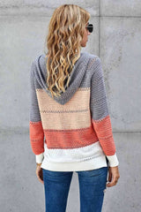 Beach Bonfire Knitted Hoodie - Wear and Wander