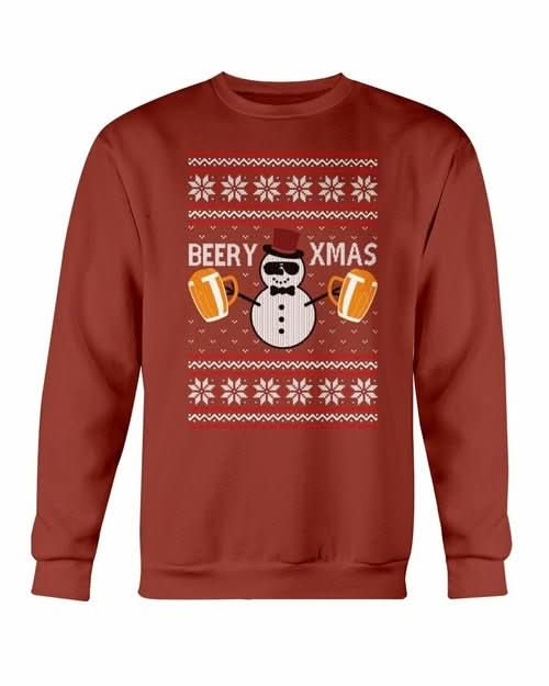 Beer for Christmas Sweatshirt - Wear and Wander