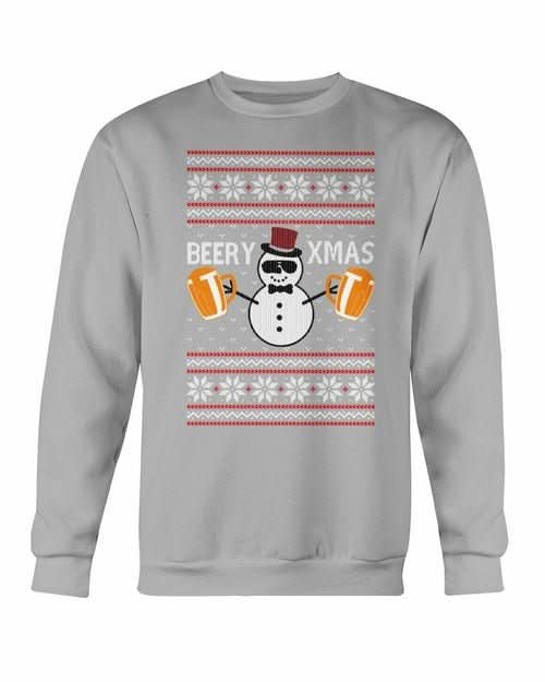 Beer for Christmas Sweatshirt - Wear and Wander