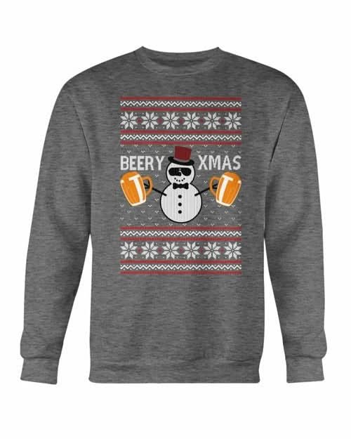 Beer for Christmas Sweatshirt - Wear and Wander