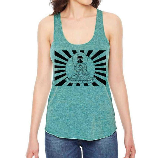 Boba Fett Buddha Star Wars tank top - Wear and Wander