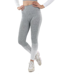 Bocana Seamless Leggings - Grey & White - Wear and Wander