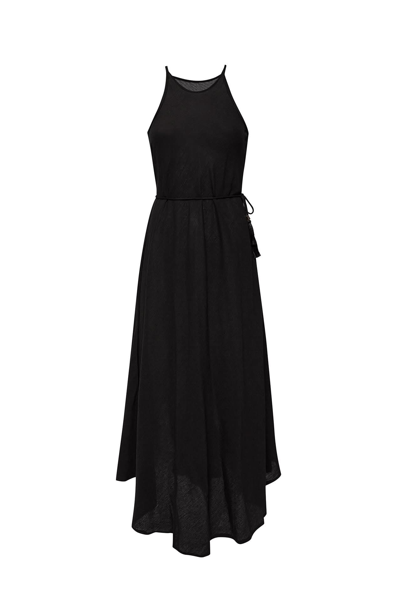 CALLIE MAXI DRESS - BLACK - Wear and Wander