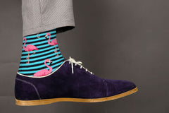 Casual Designer Trending Animal Socks - Flamingo for Men and Women - Wear and Wander