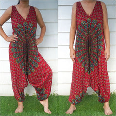 Chakra Hippie Jumpsuits, Boho Rompers, Festival Clothing - Wear and Wander