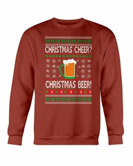 Christmas Cheers Beer Sweatshirt - Wear and Wander
