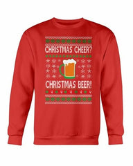 Christmas Cheers Beer Sweatshirt - Wear and Wander