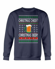 Christmas Cheers Beer Sweatshirt - Wear and Wander