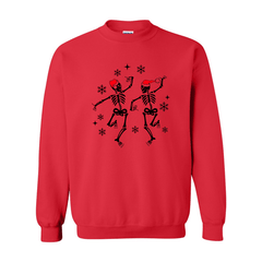 Christmas Dancing Skeleton Sweatshirt - Wear and Wander