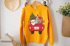 Christmas Santa Truck Sweatshirt - Wear and Wander