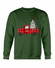 Christmas Tree Truck Sweatshirt - Wear and Wander
