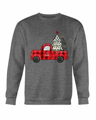 Christmas Tree Truck Sweatshirt - Wear and Wander