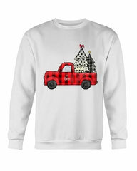 Christmas Tree Truck Sweatshirt - Wear and Wander