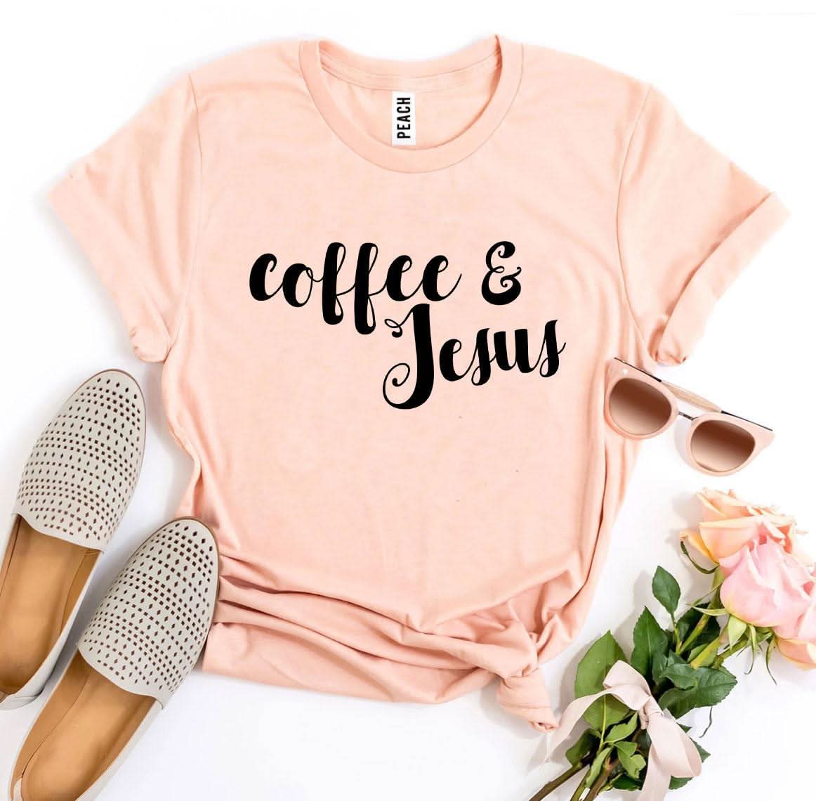 Coffee And Jesus T-shirt - Wear and Wander
