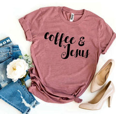 Coffee And Jesus T-shirt - Wear and Wander