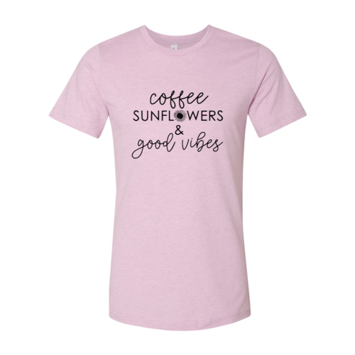 Coffee Sunflowers And Good Vibes Shirt - Wear and Wander
