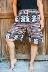 Cotton Tribal Boho Shorts Hippie Shorts Gypsy - Wear and Wander