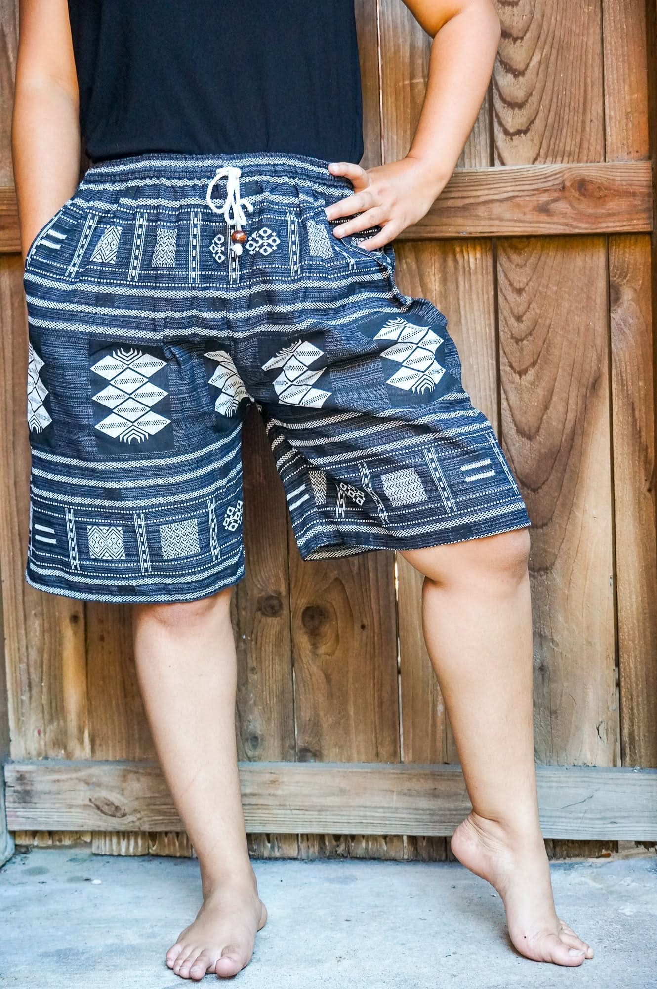 Cotton Tribal Boho Shorts Hippie Shorts Gypsy - Wear and Wander