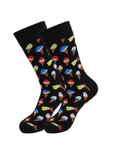 Cozy Designer Trending Food Socks - Ice Cream for Men and Women - Wear and Wander