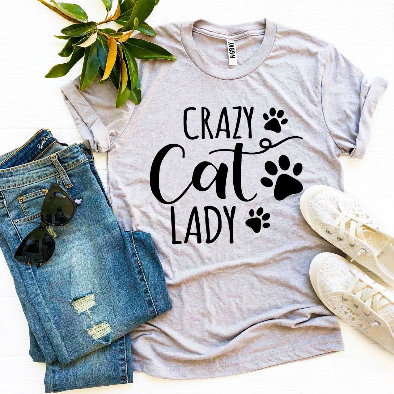 Crazy Cat Lady T-shirt - Wear and Wander