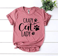 Crazy Cat Lady T-shirt - Wear and Wander