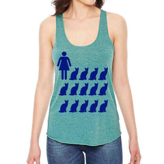 Crazy cat lady tank top - Wear and Wander