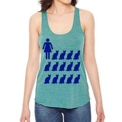 Crazy cat lady tank top - Wear and Wander