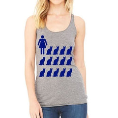 Crazy cat lady tank top - Wear and Wander