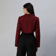 Cropped Tailored Blazer - Wear and Wander