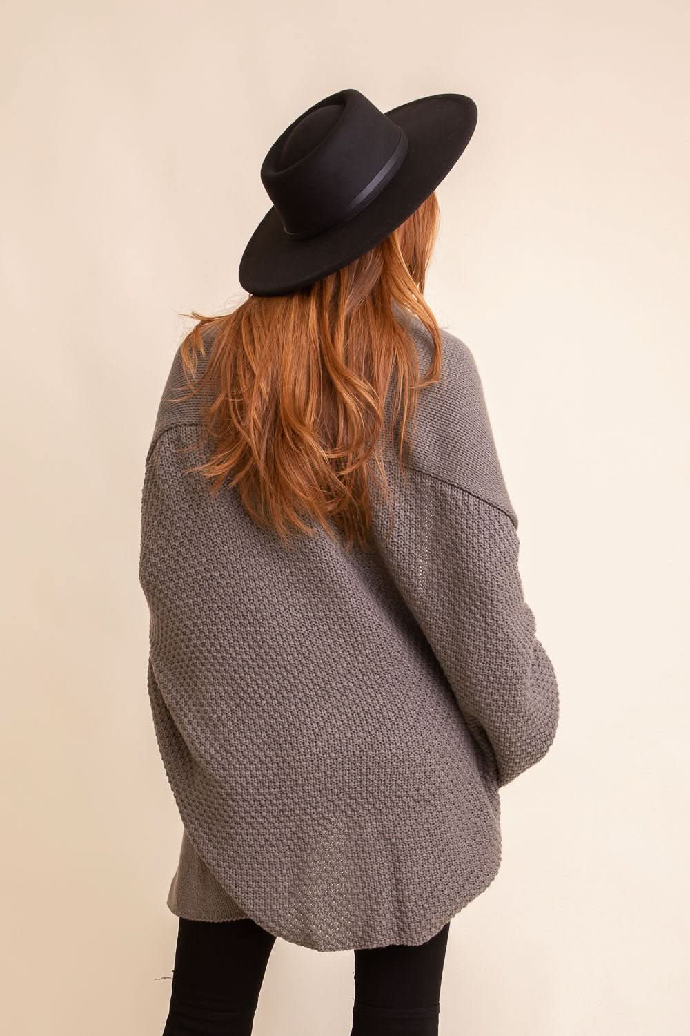 Cuddly Bat Sleeve Knit Cardigan - Wear and Wander