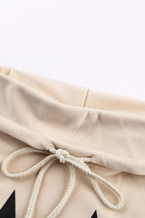 Cute Black Cowl Neck Pumpkin Print Color Block Halloween Sweatshirt - Wear and Wander