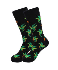 Cute Casual Designer Animal Socks - Dragon for Men and Women - Wear and Wander