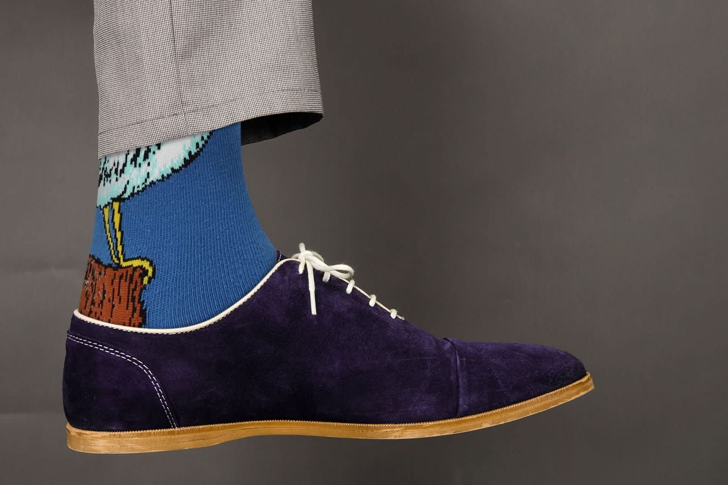 Cute Casual Designer Animal Socks - Pelican - for Men and Women - Wear and Wander