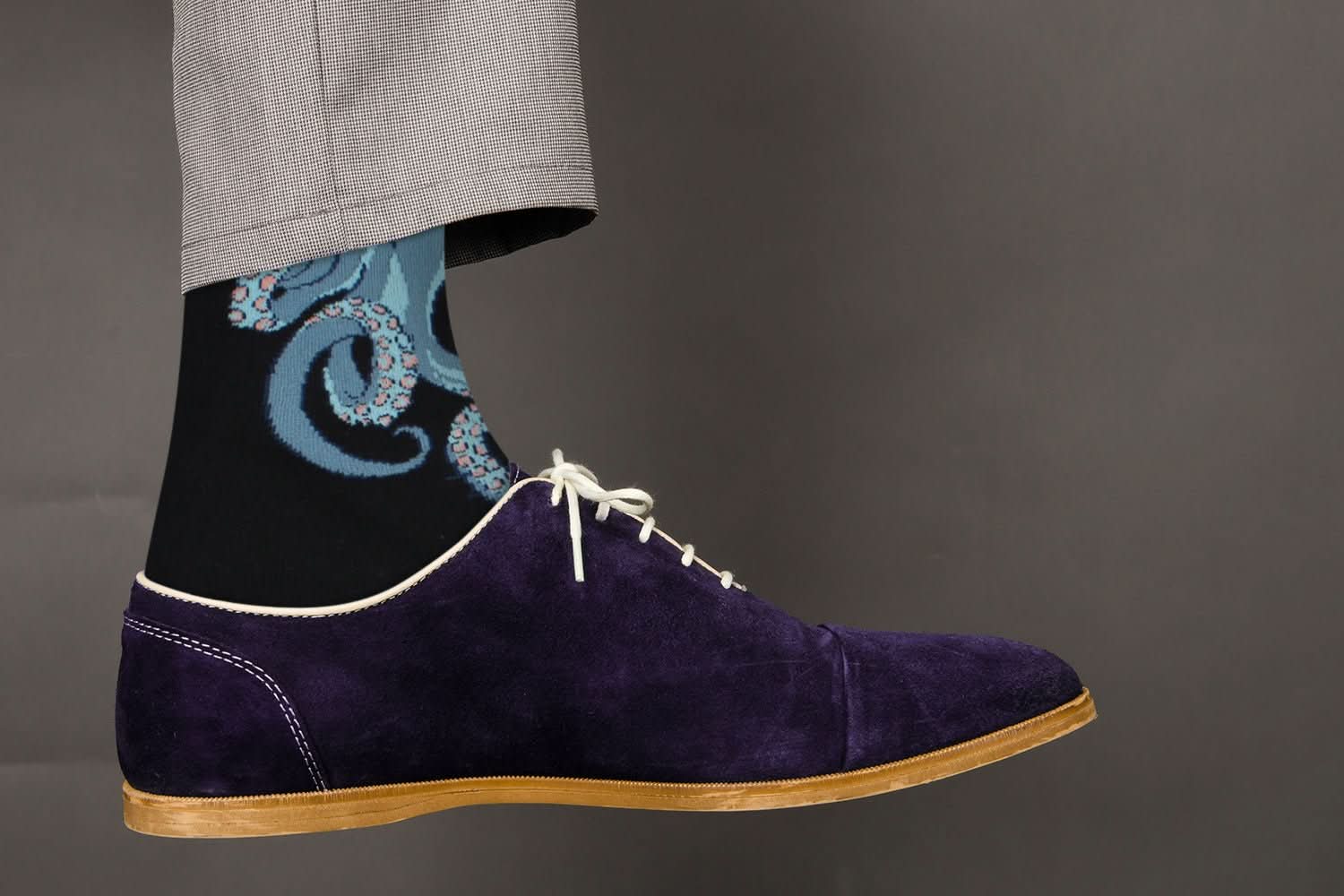 Cute Casual Designer Seafood Socks - Octopus - for Men and Women - Wear and Wander