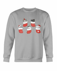 Cute Cats Christmas Sweatshirt - Wear and Wander