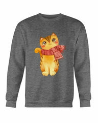 Cute Winter Cats Christmas Sweatshirt - Wear and Wander