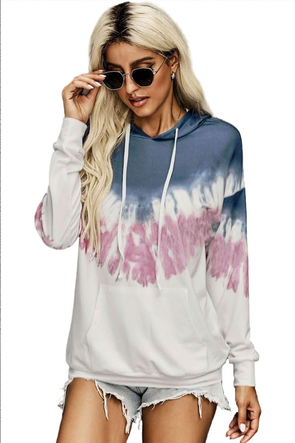 Fashion Demi Tie - dye Hoodie - Wear and Wander