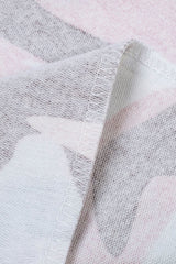 Fashion Dusty Pink Digital Camo Print Sweatshirt - Wear and Wander